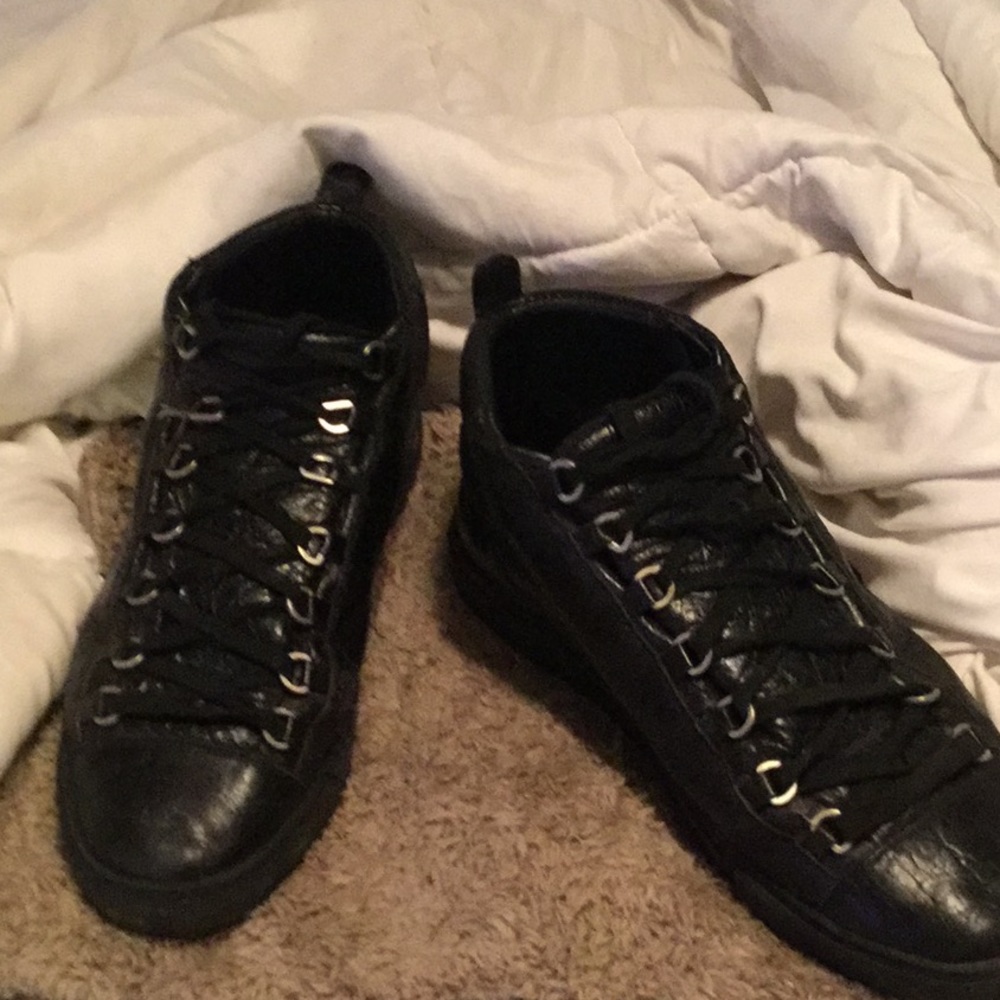 Authentic Black Balenciaga Shoes